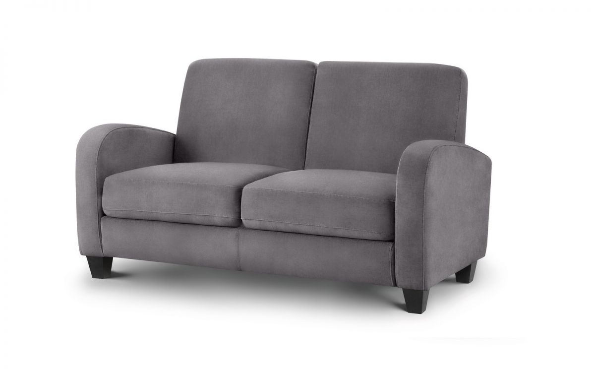 Dusk Grey Chenille 2 Seater Sofa