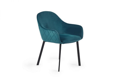 Teal Velvet Dining Chair