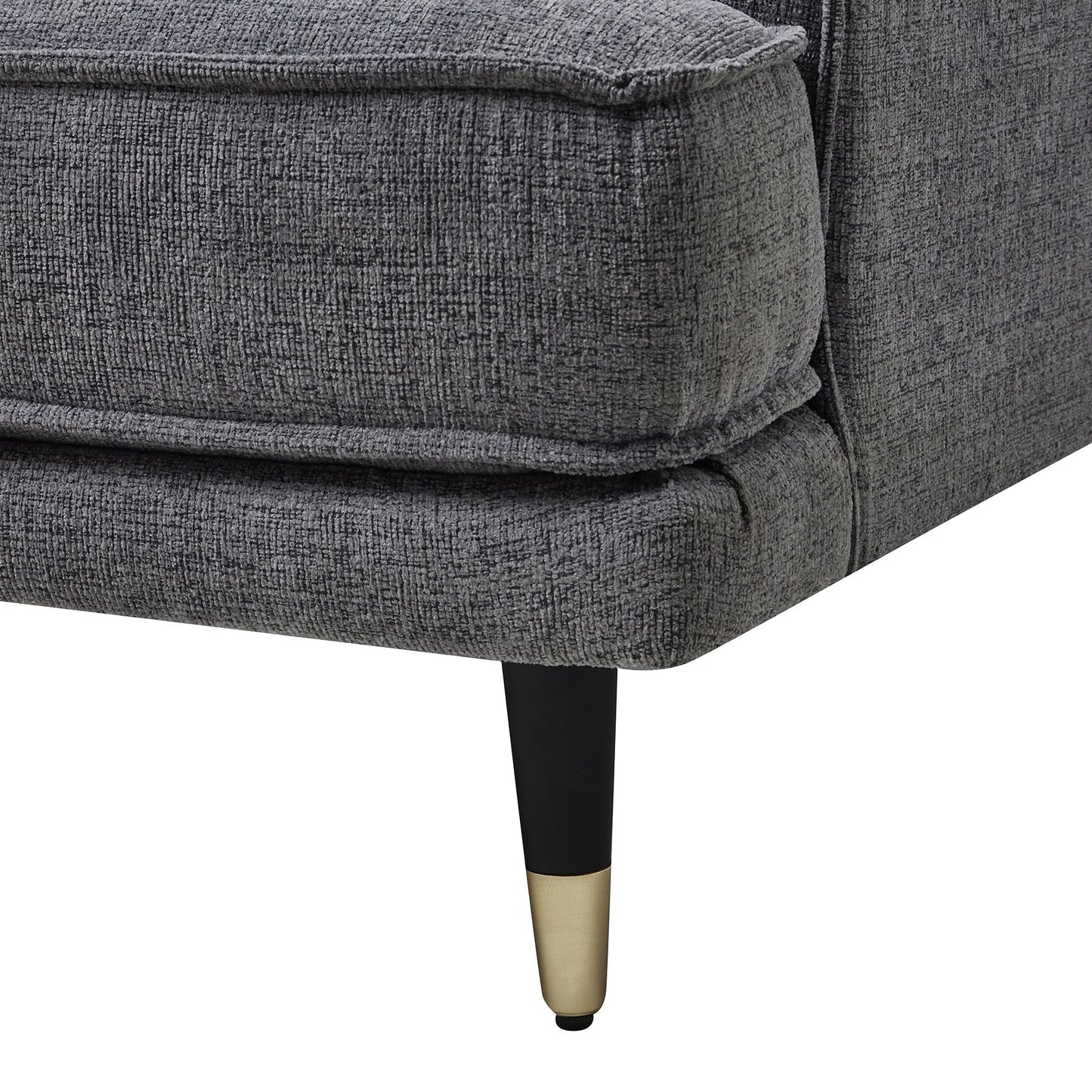 Grey Fabric Large Armchair