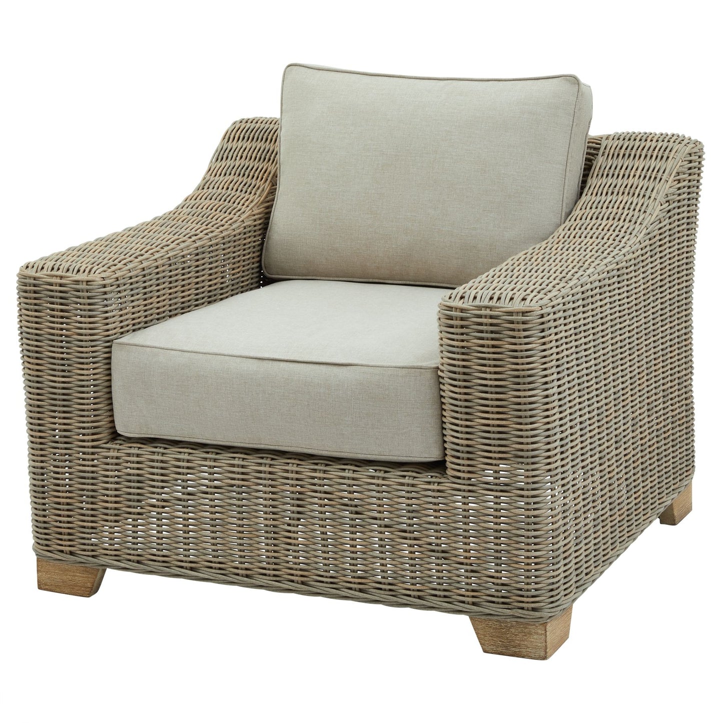 Outdoor Beige Armchair