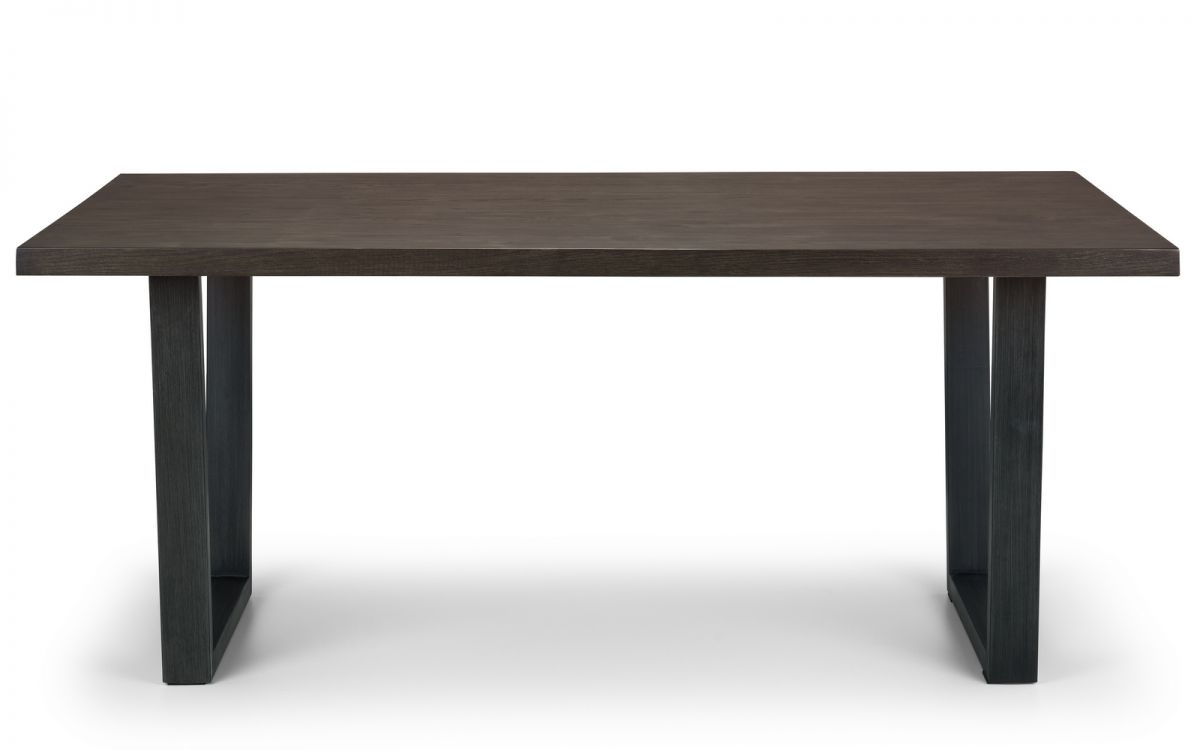 Rectangle Dark Oak 6 Seater Dining Table