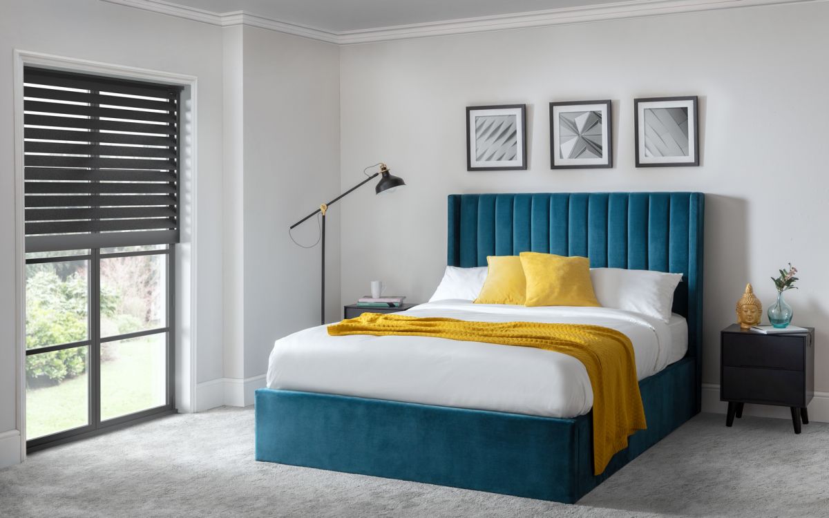 Teal Storage Double/King/Super King Bed