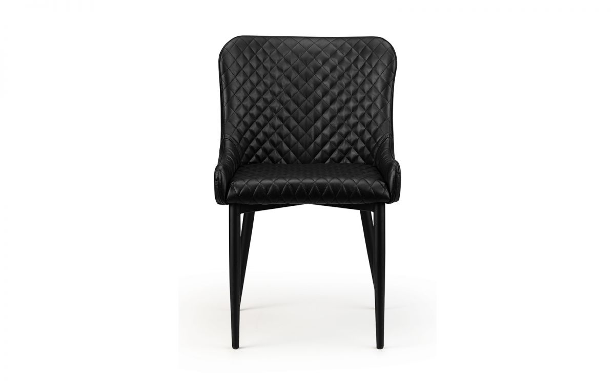 Faux Leather Black or Brown Dining Chair