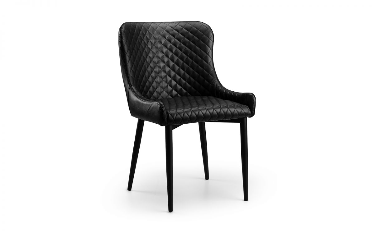 Faux Leather Black or Brown Dining Chair