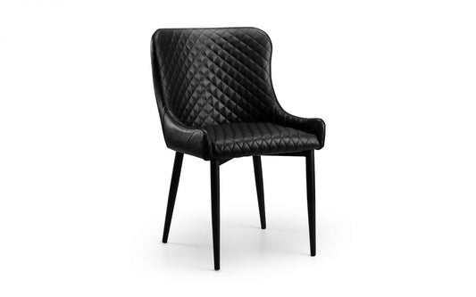 Faux Leather Black or Brown Dining Chair