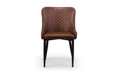 Faux Leather Black or Brown Dining Chair