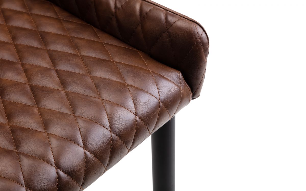 Faux Leather Black or Brown Dining Chair