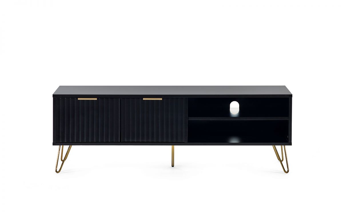 Matte Black TV Unit