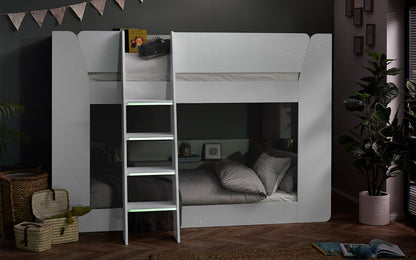 Children White Bunk Bed