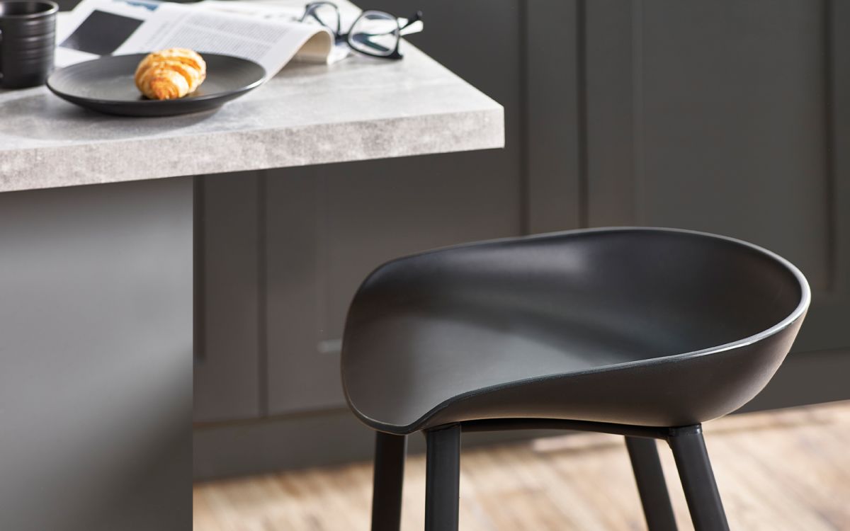 Black Bar Stool