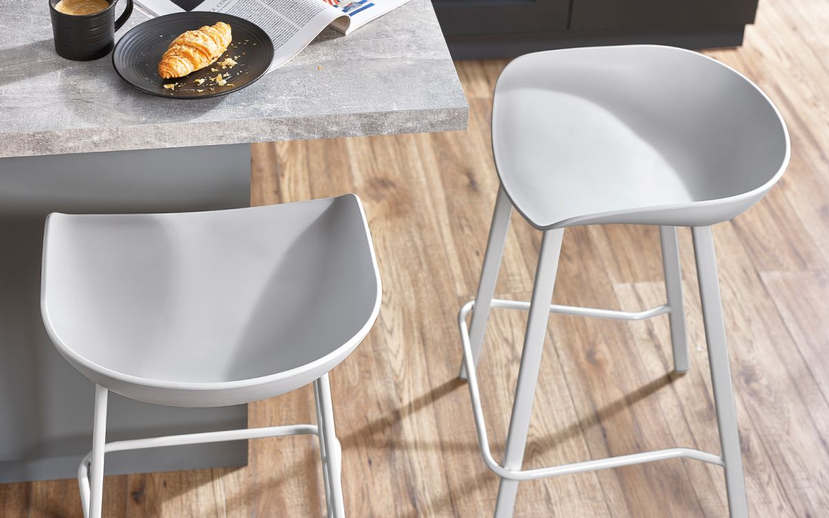 Dove Grey Bar Stool