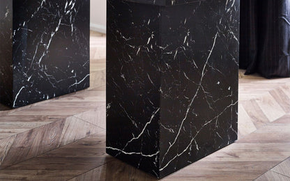 black marble top dining table for 6