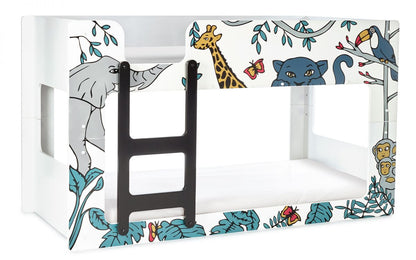 Safari Animal Themed Children Bunk Bed