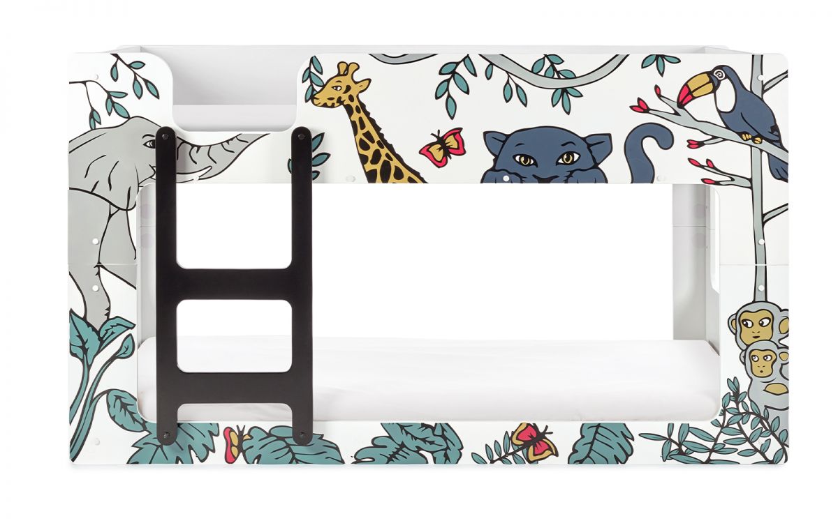 Safari Animal Themed Children Bunk Bed