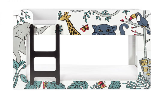 Safari Animal Themed Children Bunk Bed