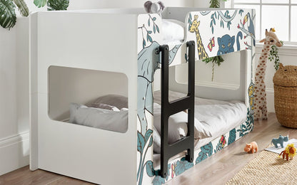 Safari Animal Themed Children Bunk Bed