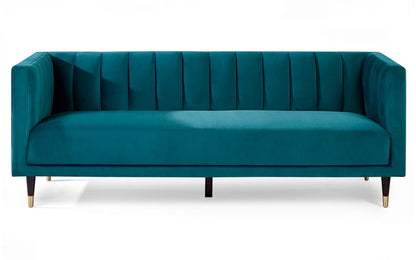 3 Seater Sofa teal velvet