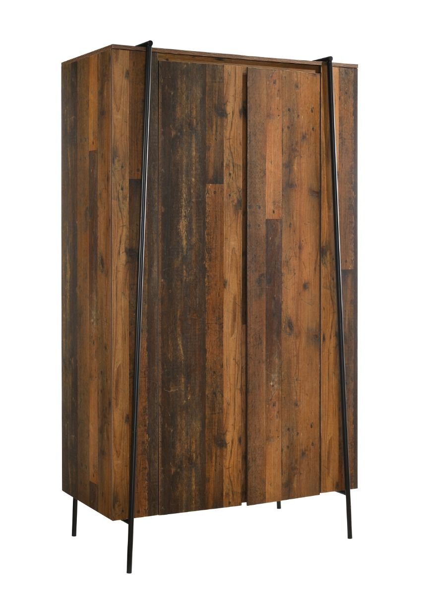 Rustic 2 Door Wardrobe