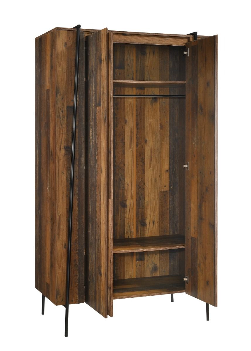 Rustic 2 Door Wardrobe