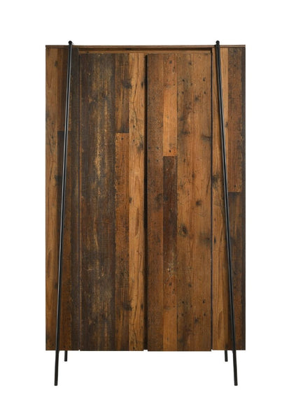 Rustic 2 Door Wardrobe