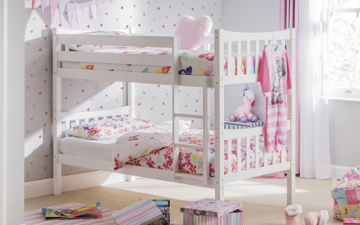 White Bunk Bed