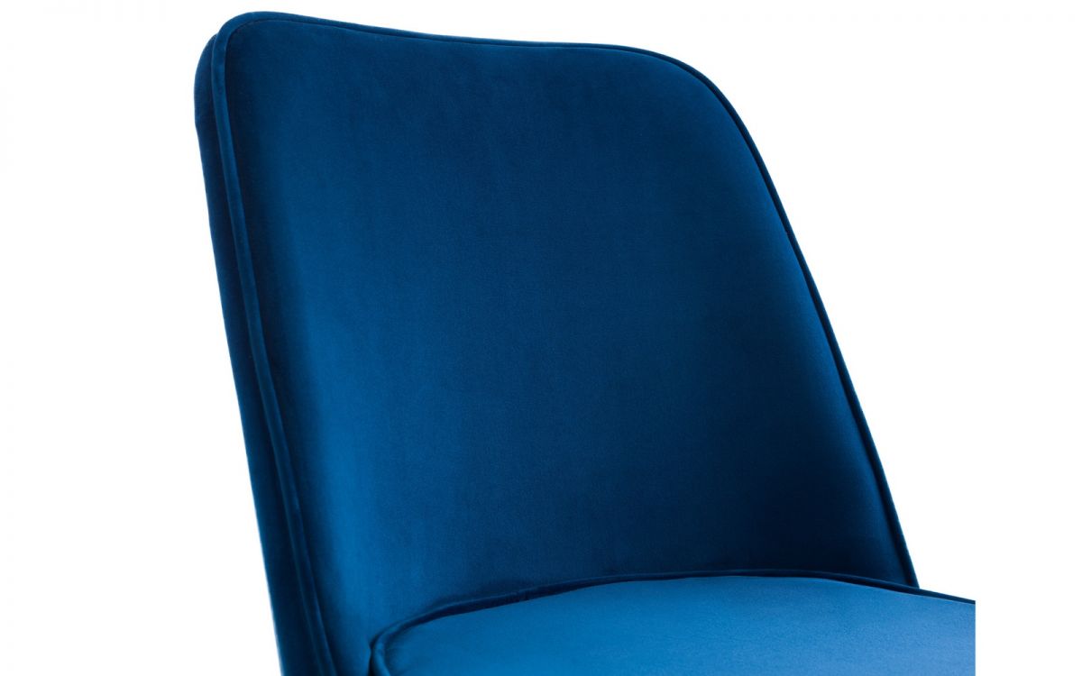 Blue Velvet Dining Chair