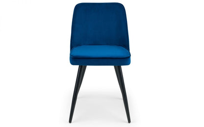 Blue Velvet Dining Chair