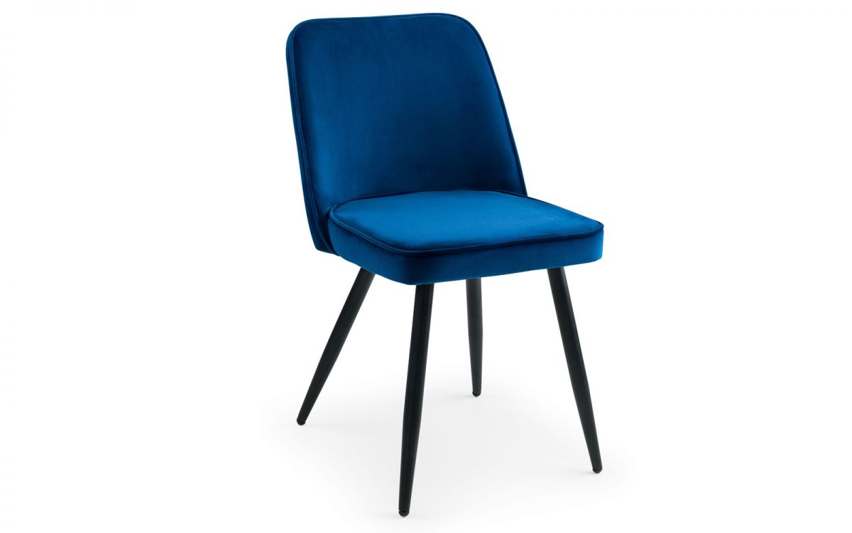 Blue Velvet Dining Chair