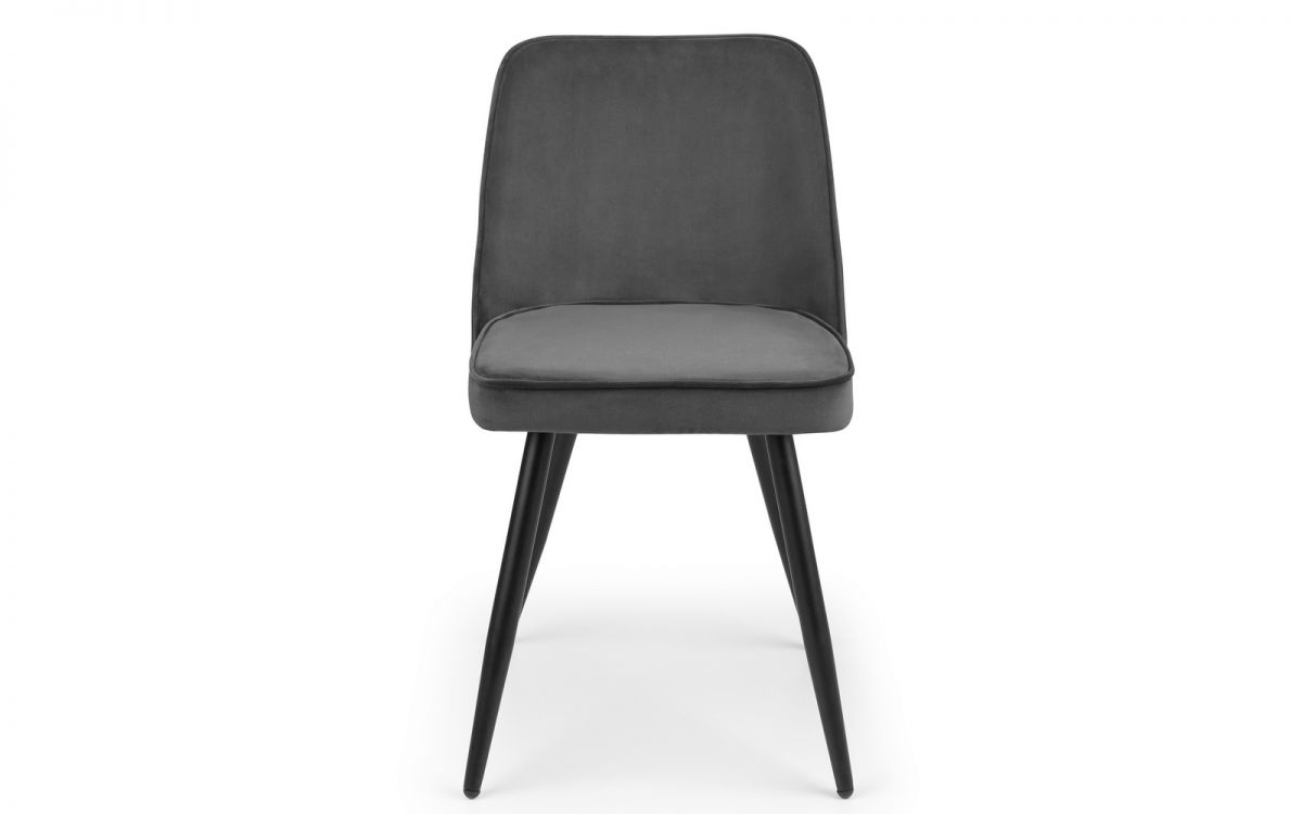 Grey Velvet Dining Chair