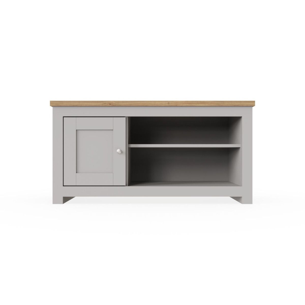 1 Door Light Grey TV Unit