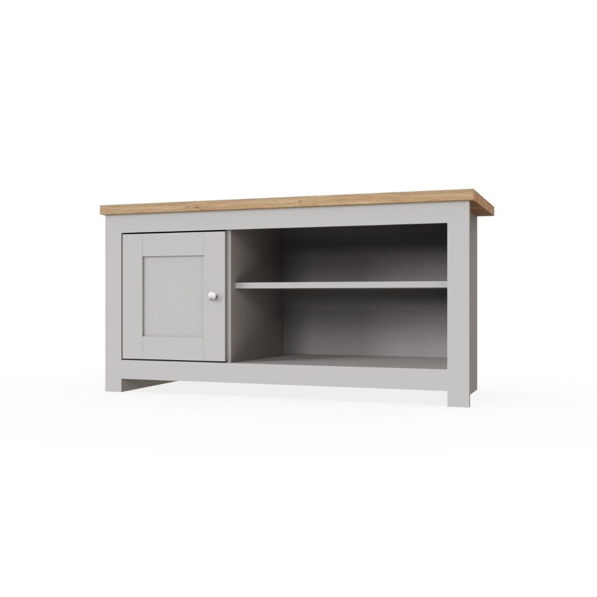 1 Door Light Grey TV Unit