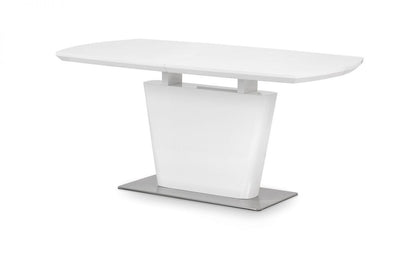 Como High Gloss White Extending Table