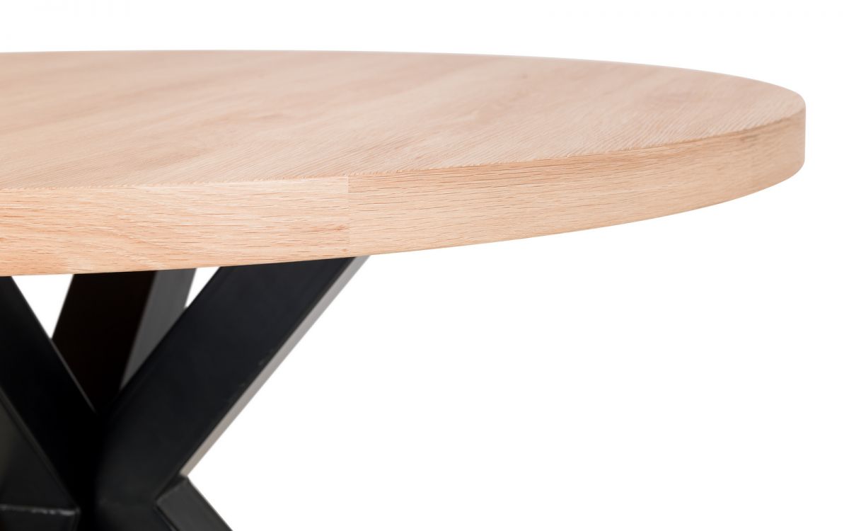 Round Oak Dining Table