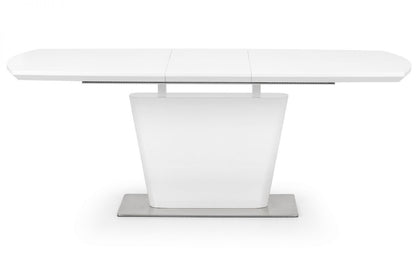 Como High Gloss White Extending Table