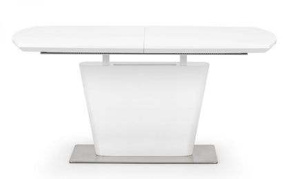 Como High Gloss White Extending Table