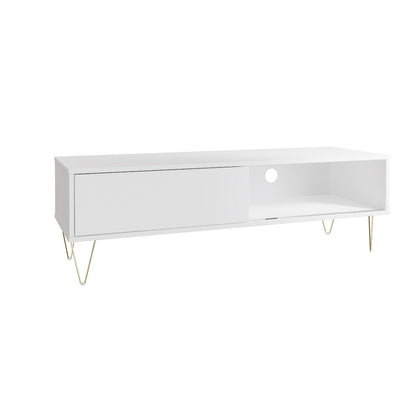 1 Sliding Drawer White TV stand