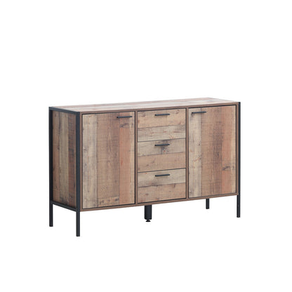 Rustic Large 2 Door 3 Drawer Sideboard