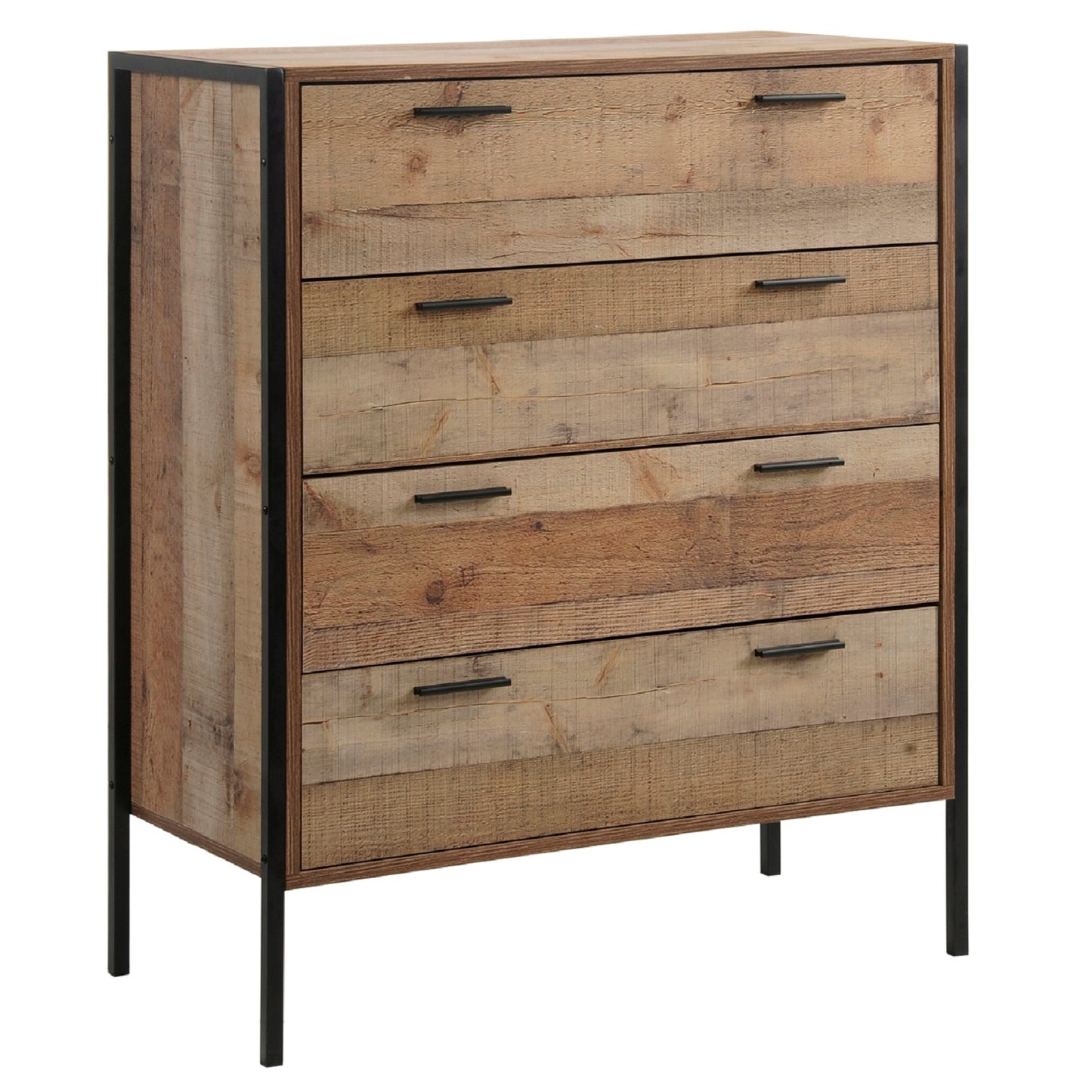 Rustic 4 Drawer Chest