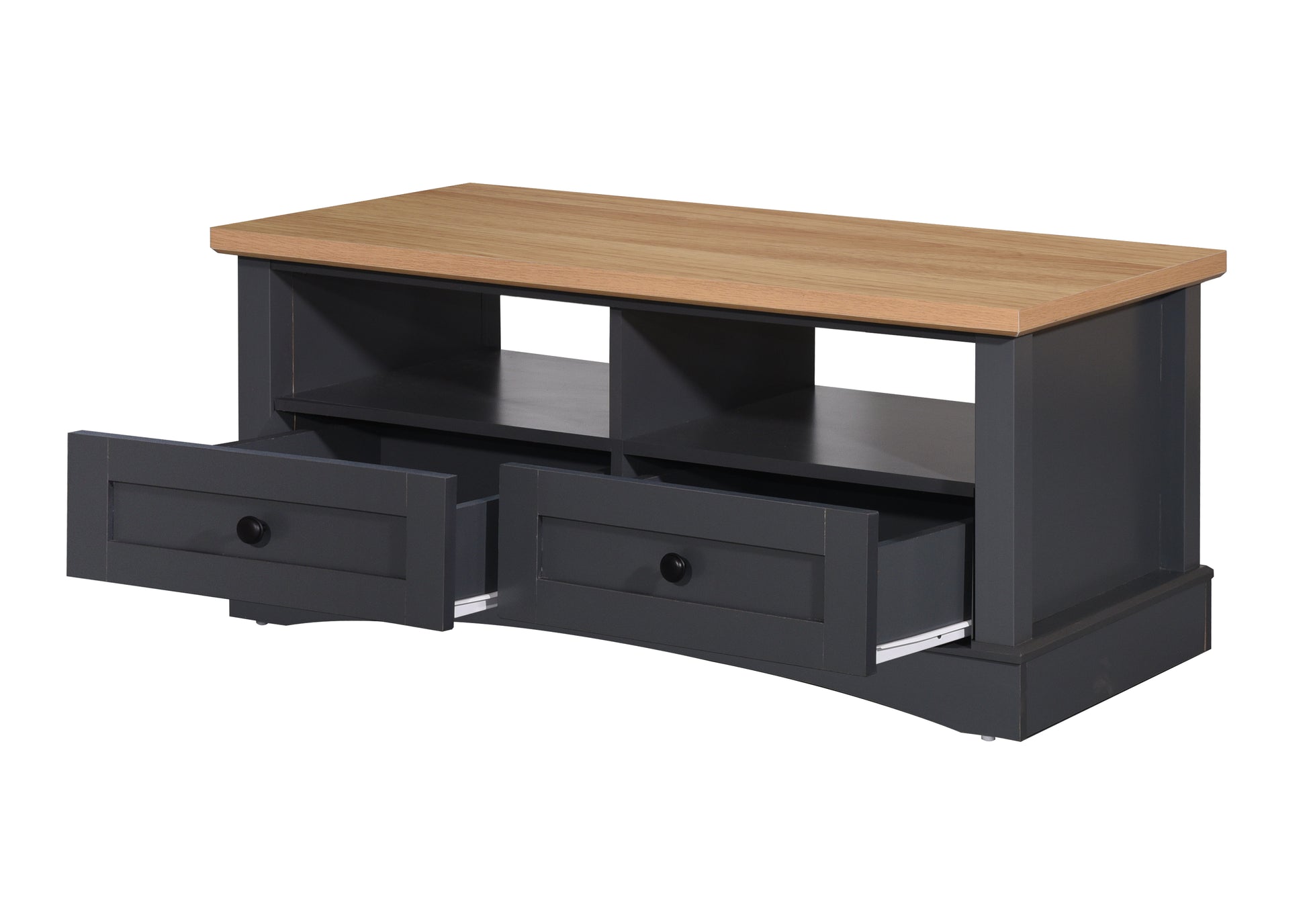 Carden Dark Grey 2 Drawer Coffee Table