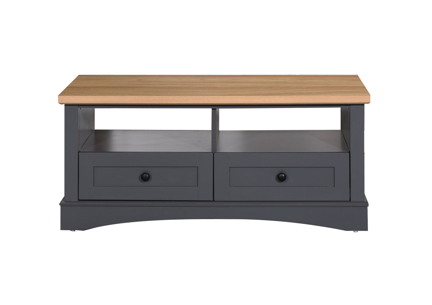 Carden Dark Grey 2 Drawer Coffee Table