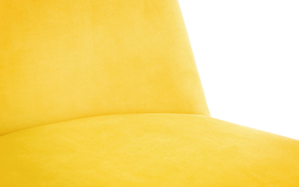 Mustard Velvet Dining Chair