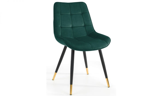 Green Velvet Dining Chair