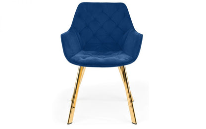 Lorenzo Blue or Grey Dining Chair - Elegant Furnish