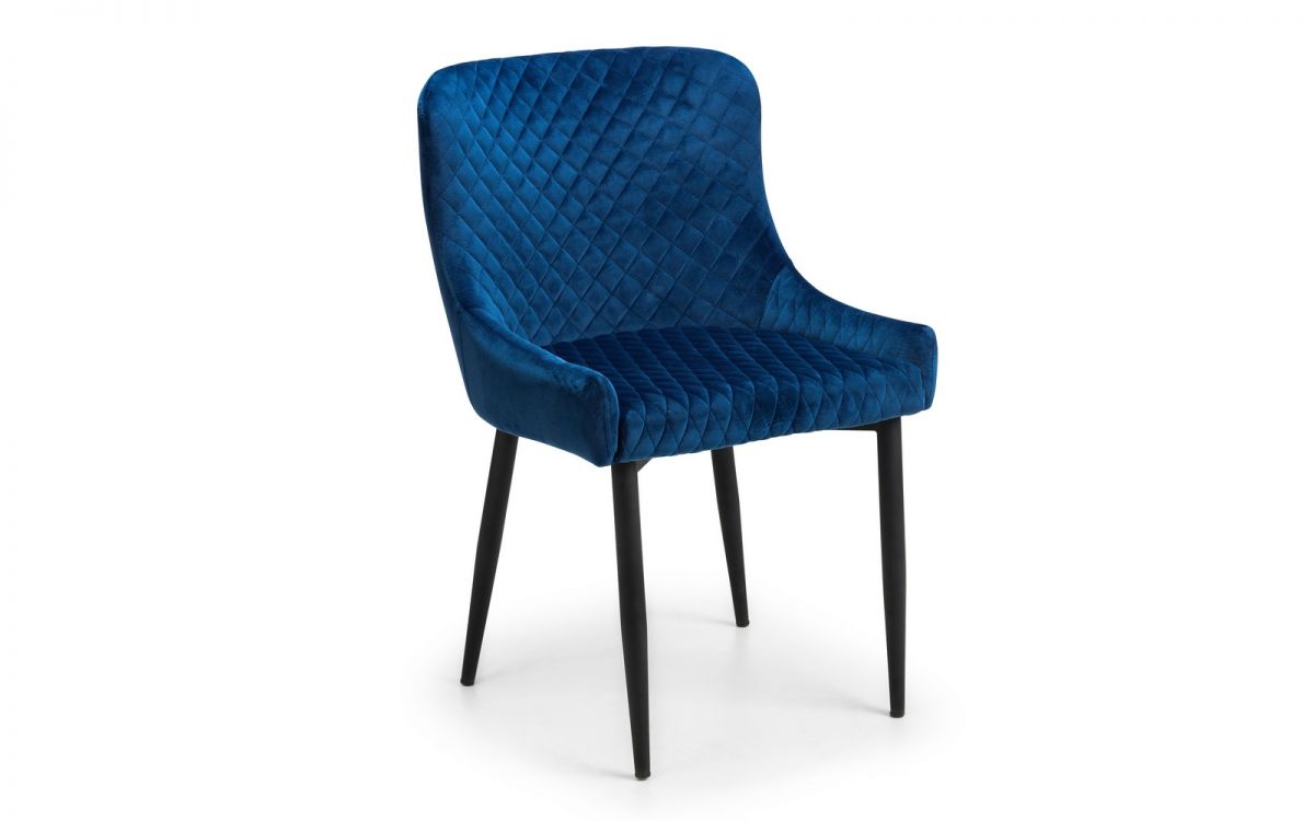 Luxe Velvet Blue Dining Chair