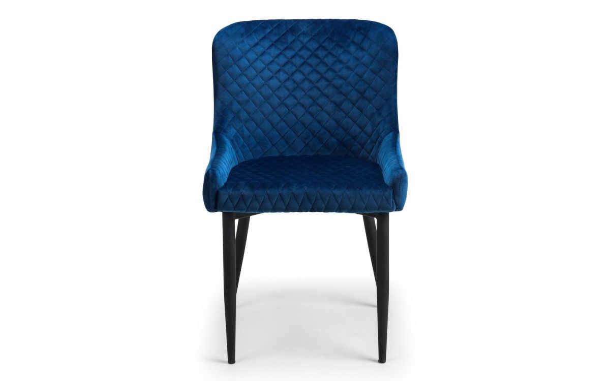 Luxe Velvet Blue Dining Chair