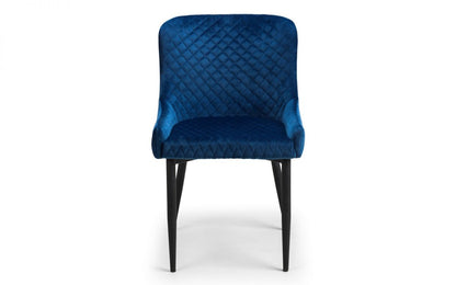 Luxe Velvet Blue Dining Chair