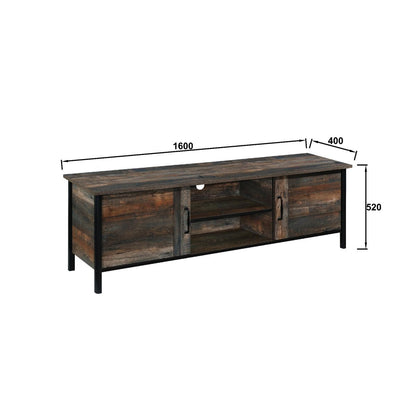 Willow Dark Oak TV Stand Unit Cabinet Media Centre Measurements