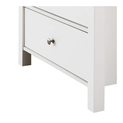 White 3 Drawer Chest