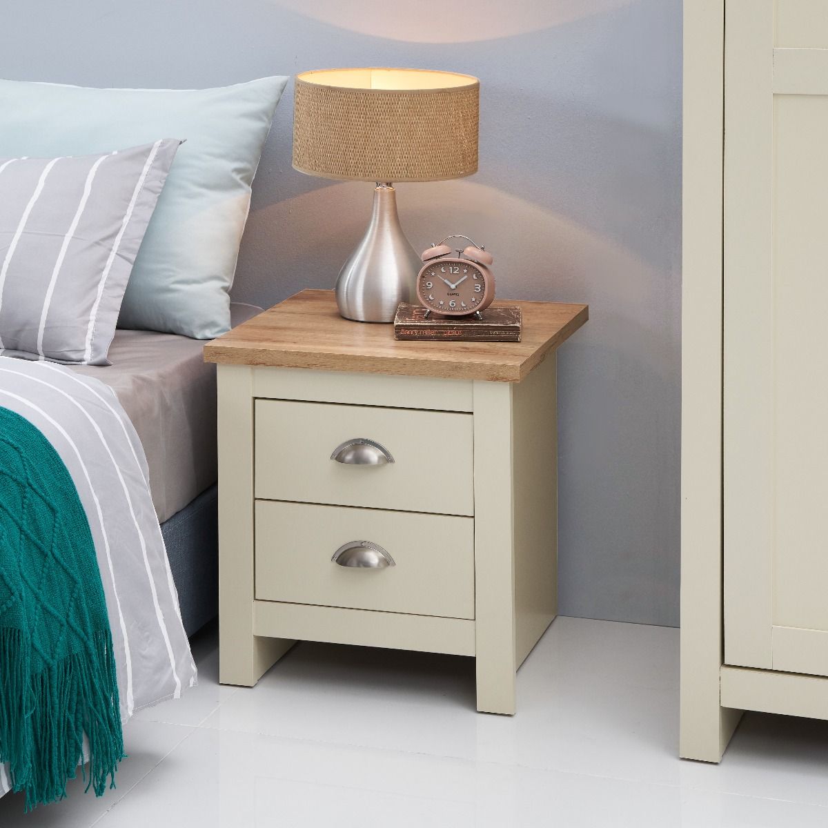 Lisbon Cream Bedside Table