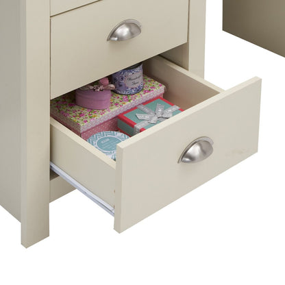 Cream Dressing Table Furniture Set drawer